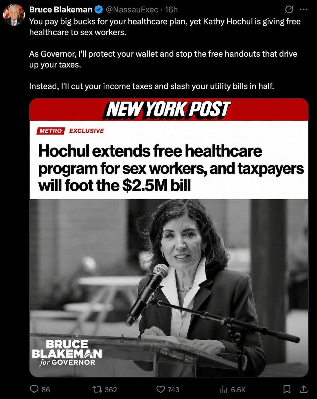 Post 9 by New York GOP on Instagram (image)