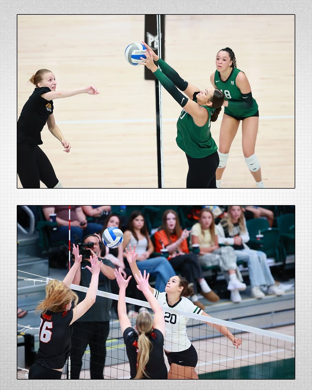 Post 4 by Portland State Volleyball on Instagram (carousel)