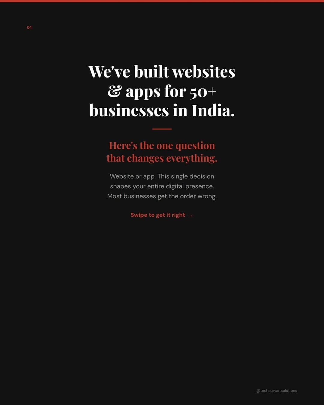 Post 8 by Tech Surya IT Solution | Software Company on Instagram (carousel)