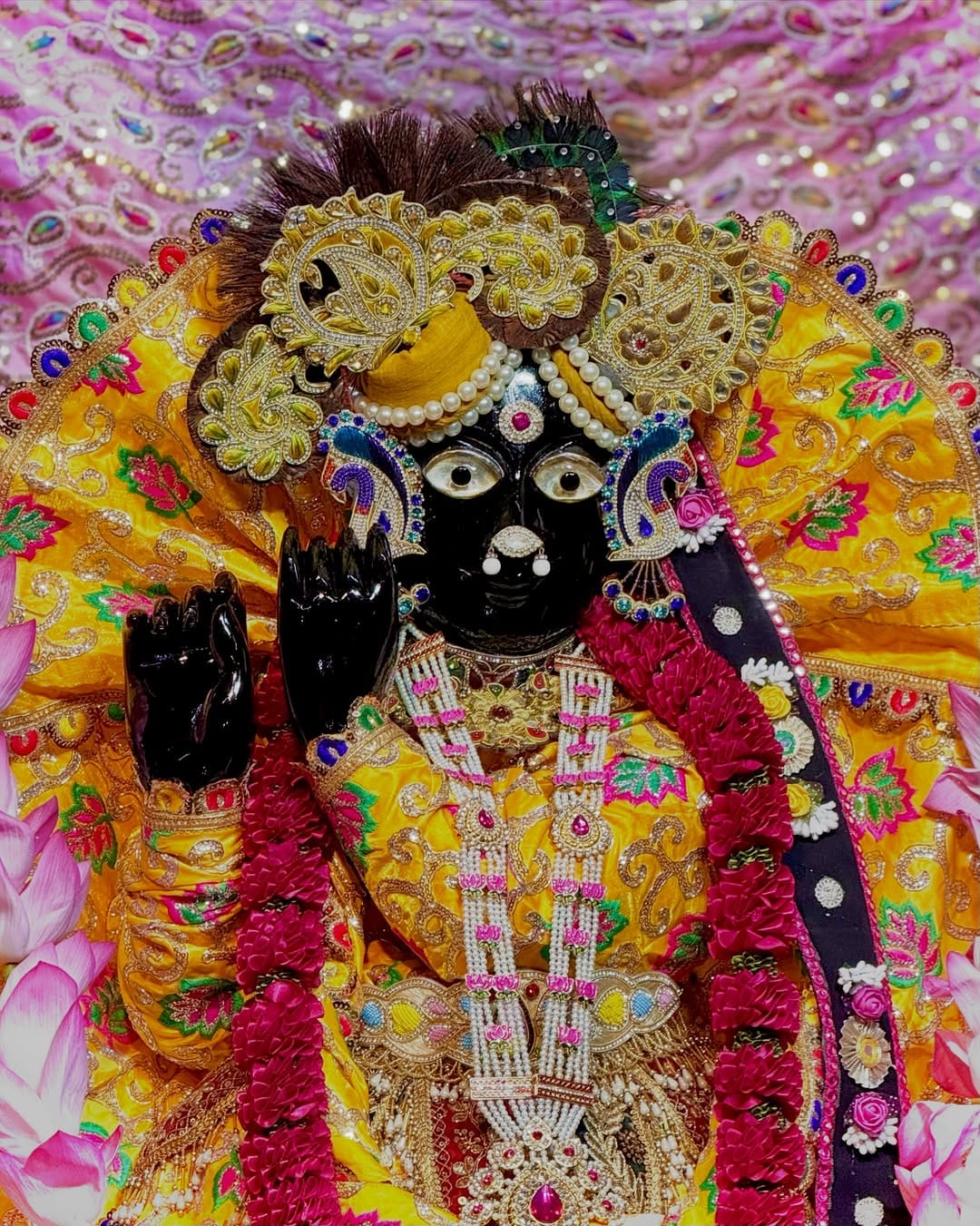 Post 7 by Thakur Shri Radha Sneh Bihari Ji Mandir on Instagram (carousel)