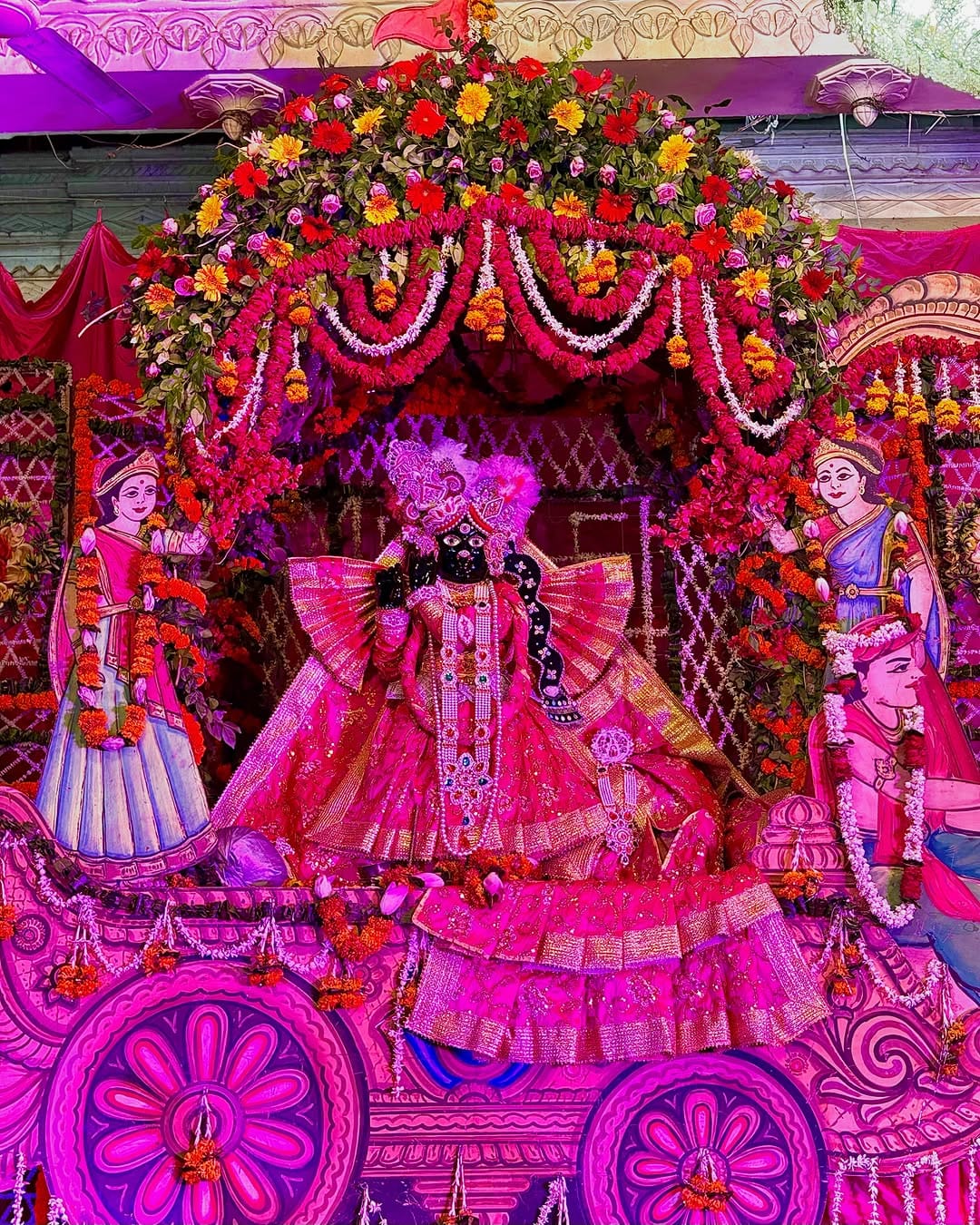 Post 4 by Thakur Shri Radha Sneh Bihari Ji Mandir on Instagram (carousel)
