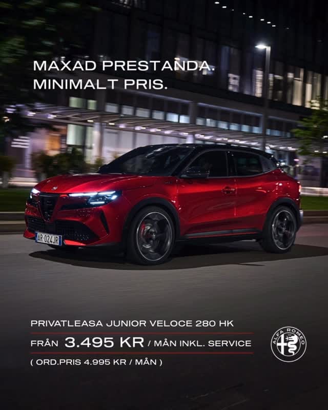 Post 2 by Alfa Romeo Sverige on Instagram (video)