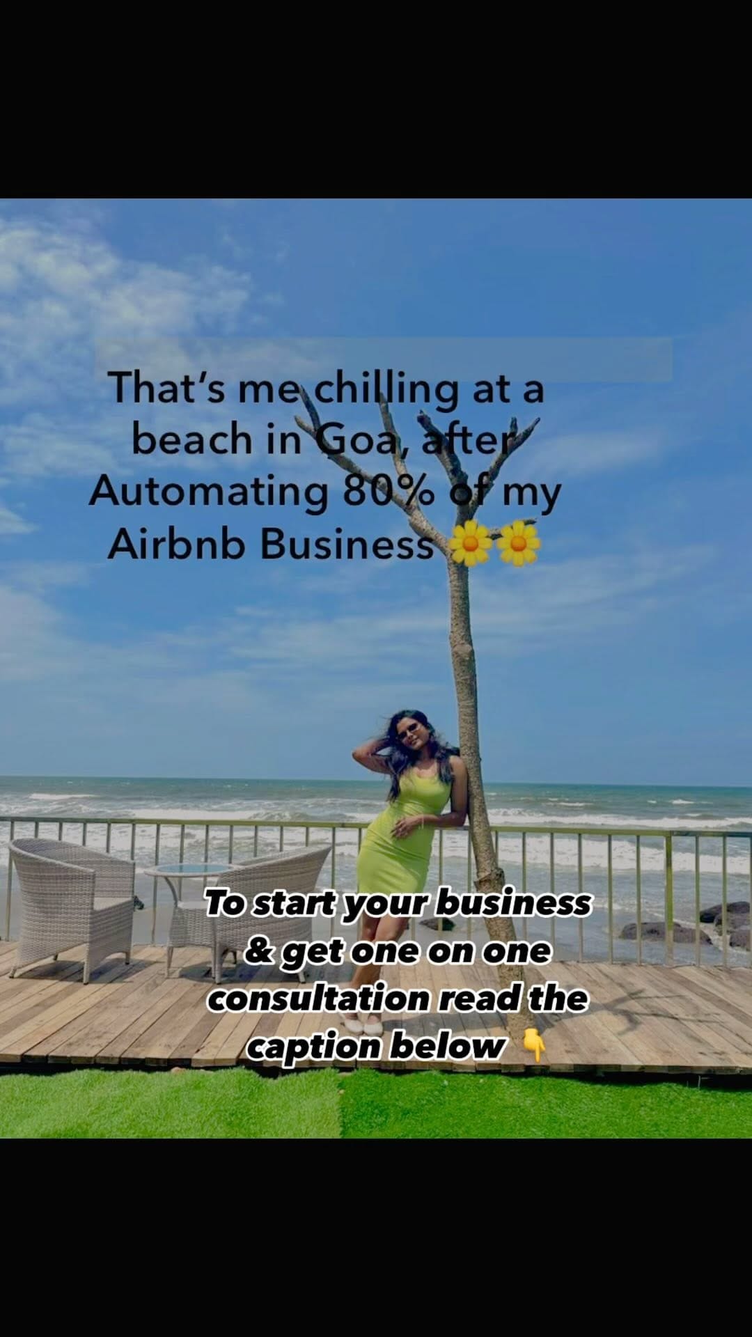 Post 8 by Deepika shrivastava | Airbnb Host | Goa on Instagram (video)