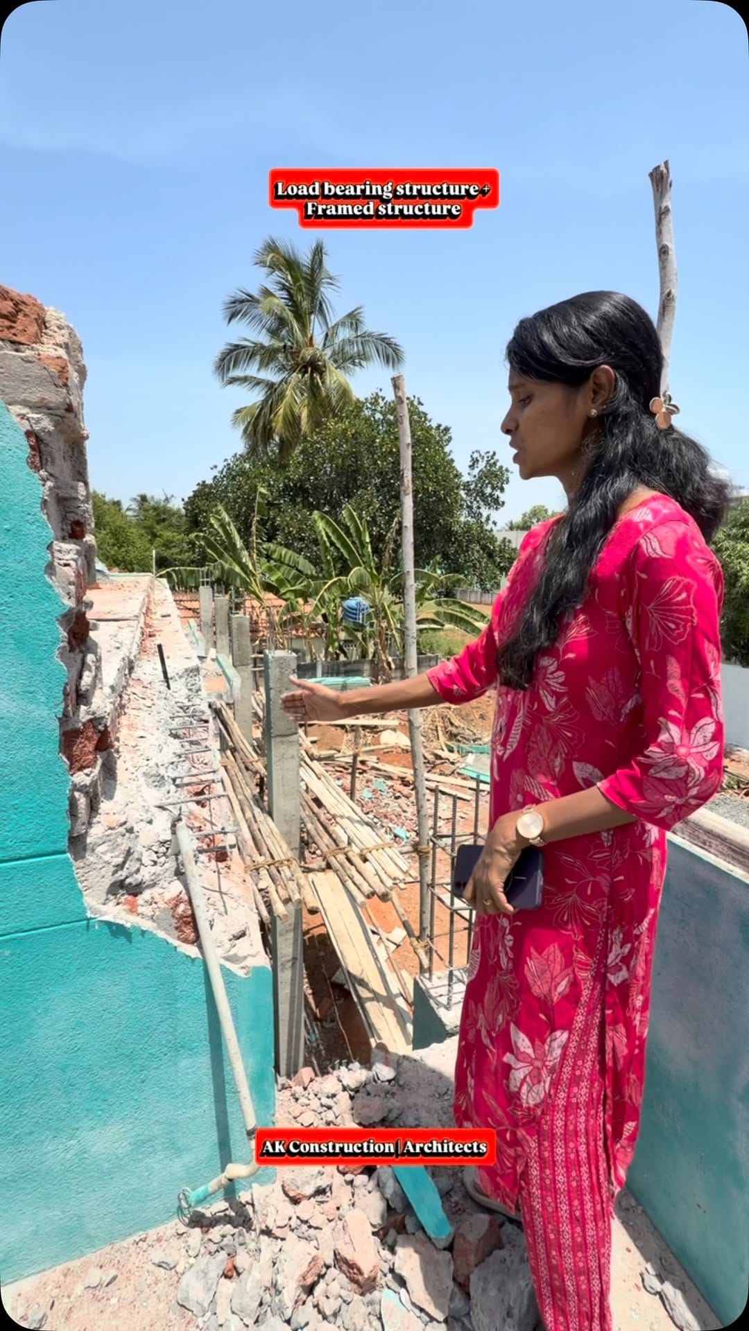 Post 3 by AK Mohana Priya | Architect on Instagram (video)