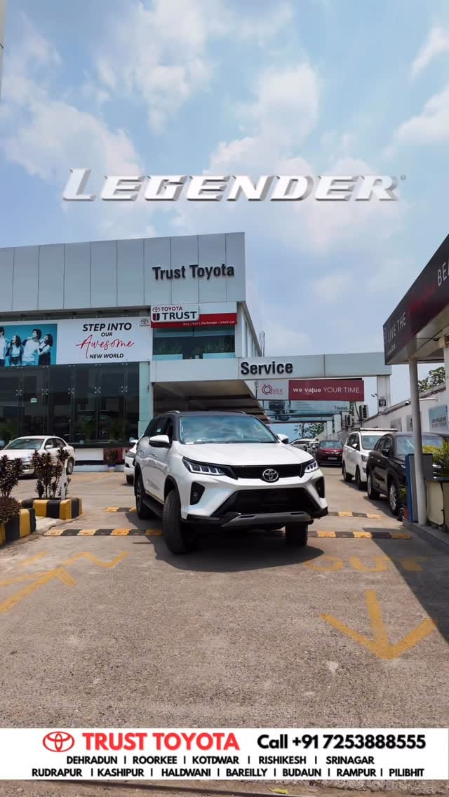 Post 6 by TRUST TOYOTA DEHRADUN | TOYOTA CAR SHOWROOM & SERVICE CENTRE on Instagram (video)