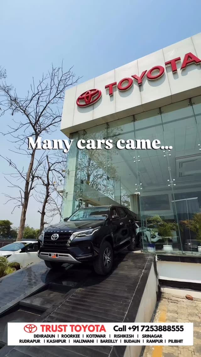 Post 2 by TRUST TOYOTA DEHRADUN | TOYOTA CAR SHOWROOM & SERVICE CENTRE on Instagram (video)