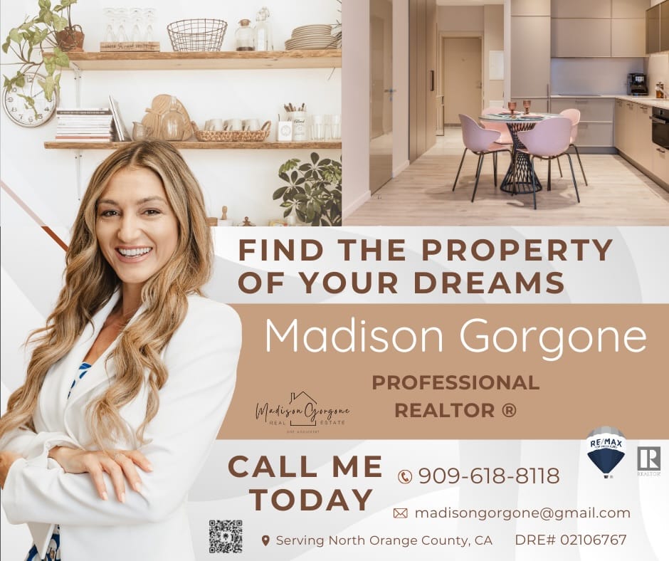 Post 9 by Madison Gorgone | Top Orange County Realtor®️ on Instagram (image)