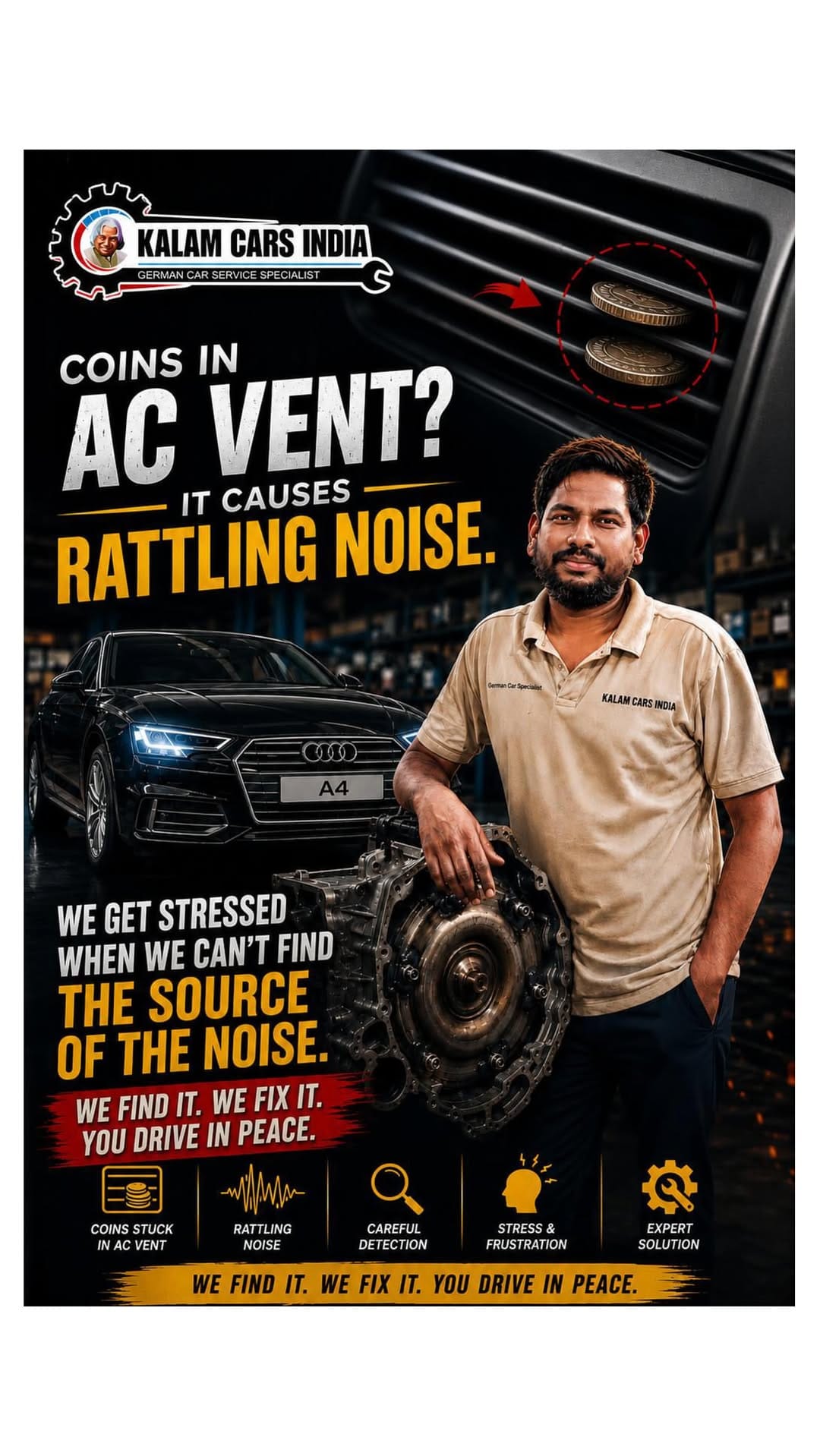 Post 3 by KALAM CARS INDIA on Instagram (video)