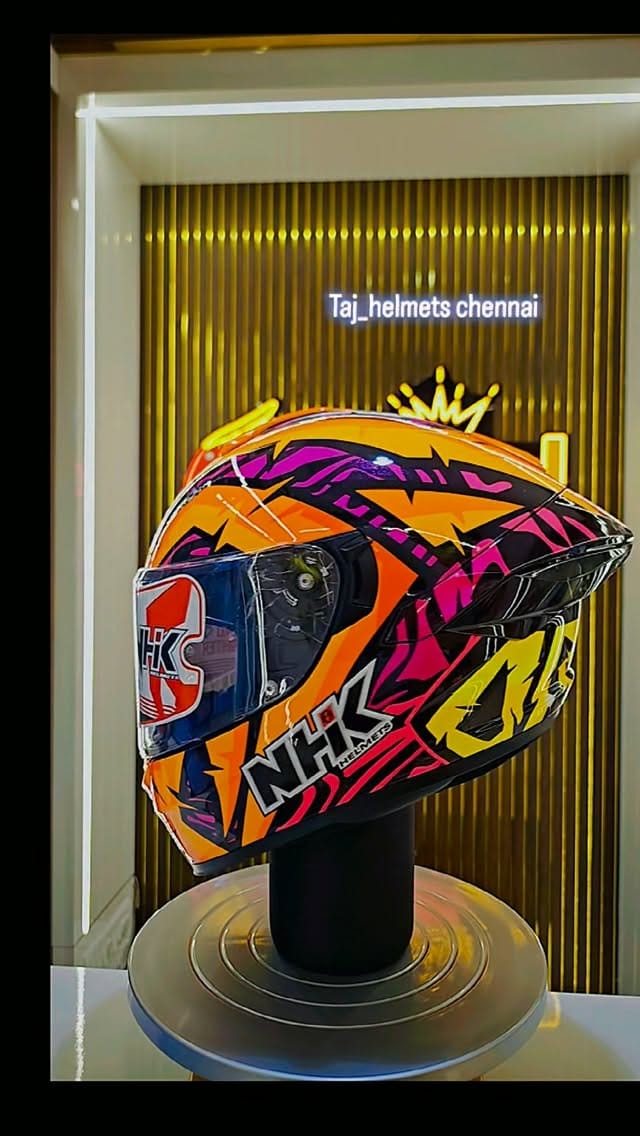 Post 7 by Taj helmets & seat covers Chennai on Instagram (video)