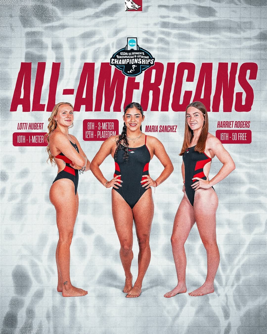 Post 9 by Razorback Swimming & Diving on Instagram (image)