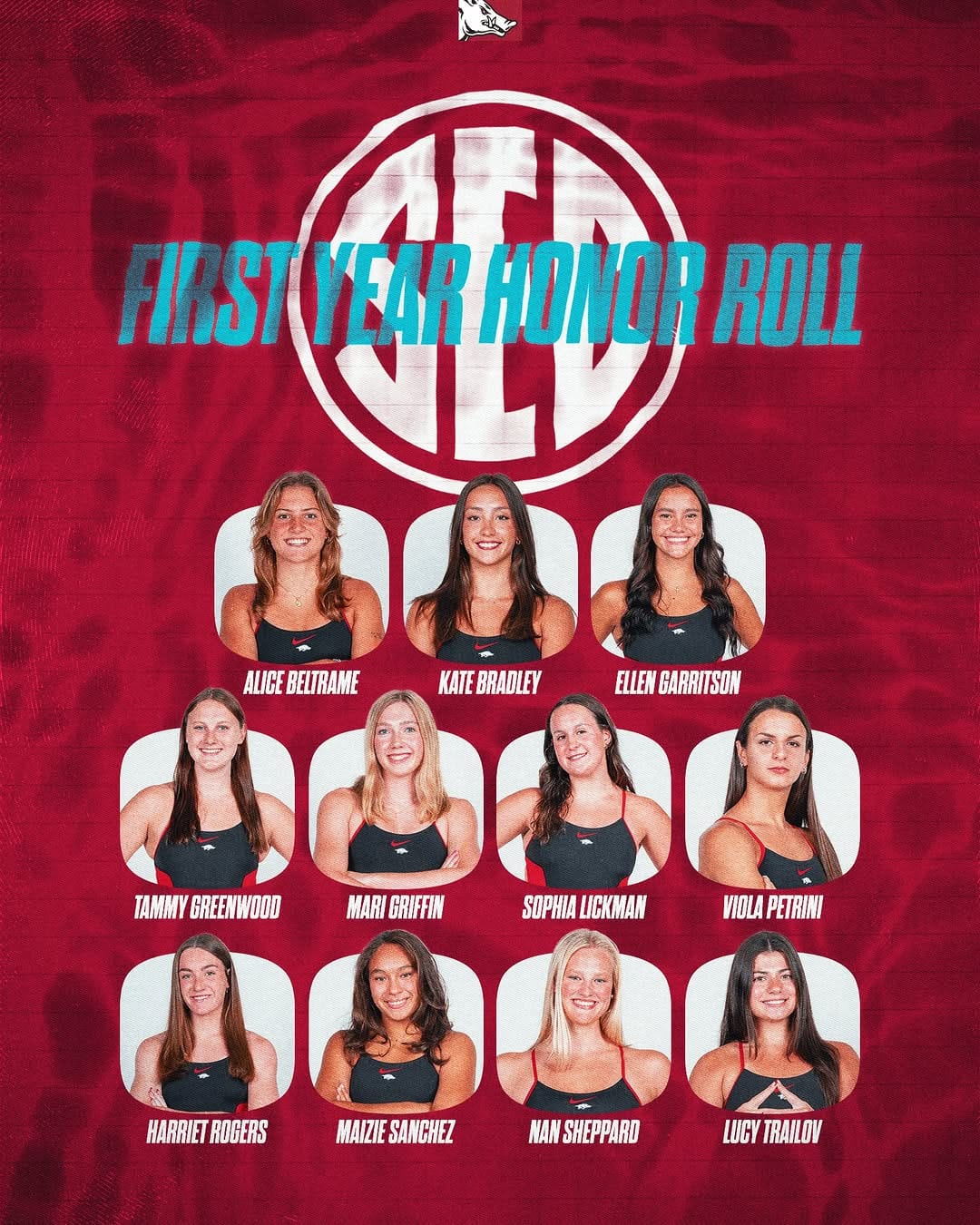 Post 2 by Razorback Swimming & Diving on Instagram (image)