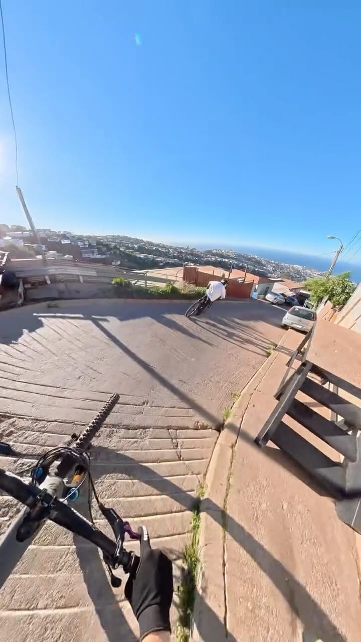 Post 7 by Hannes Alber - Urban Downhill Athlete on Instagram (video)