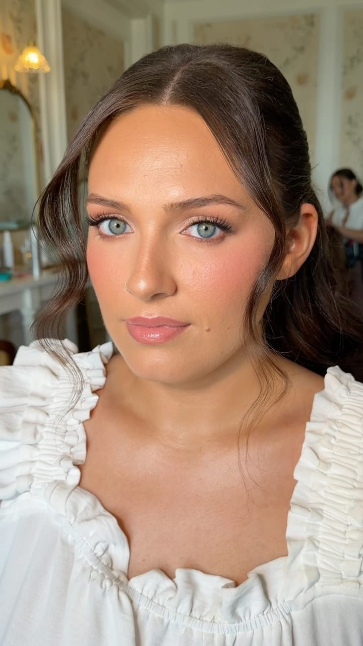 Post 3 by Michigan Wedding Hairstylist | Kaelee Watts on Instagram (video)