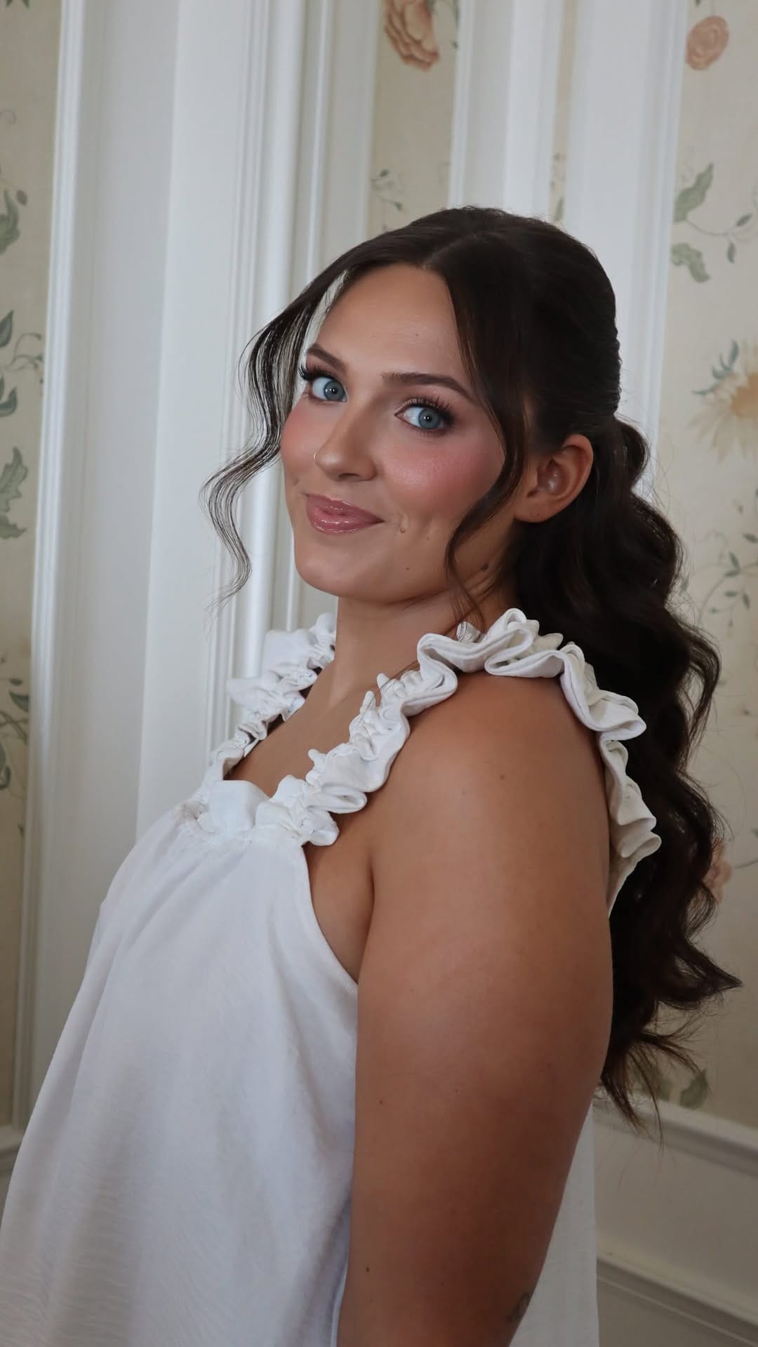 Post 2 by Michigan Wedding Hairstylist | Kaelee Watts on Instagram (video)