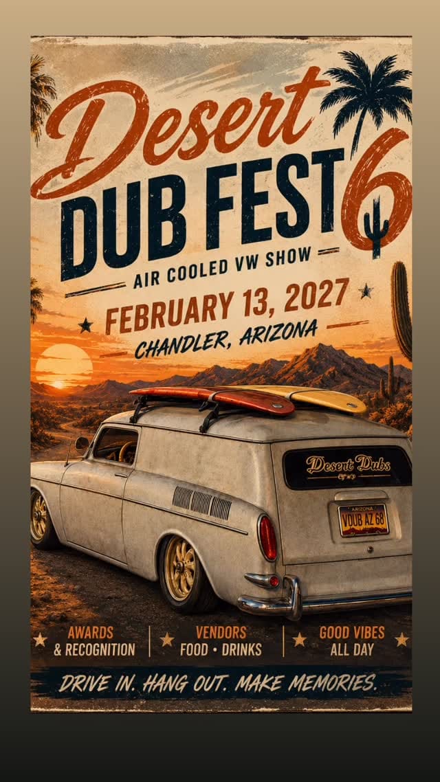 Post 3 by Desert Dubs Arizona Volkswagen Club on Instagram (video)