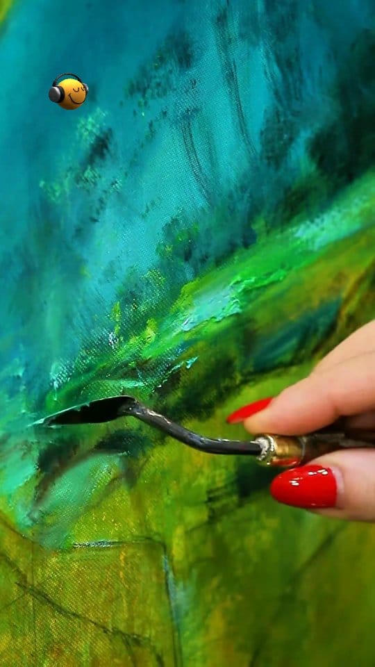 Post 5 by farzanehshateri👩🏼‍🎨فرزانه شاطری(نقاش) on Instagram (video)