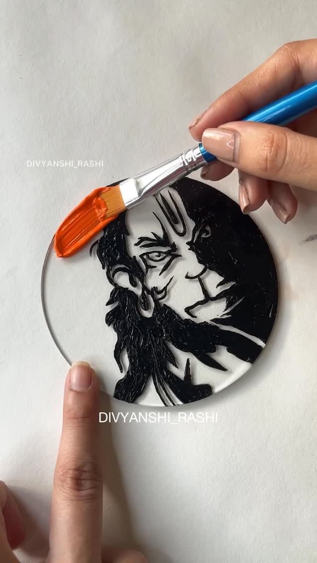 Post 2 by Rashi | Realism Artist on Instagram (video)
