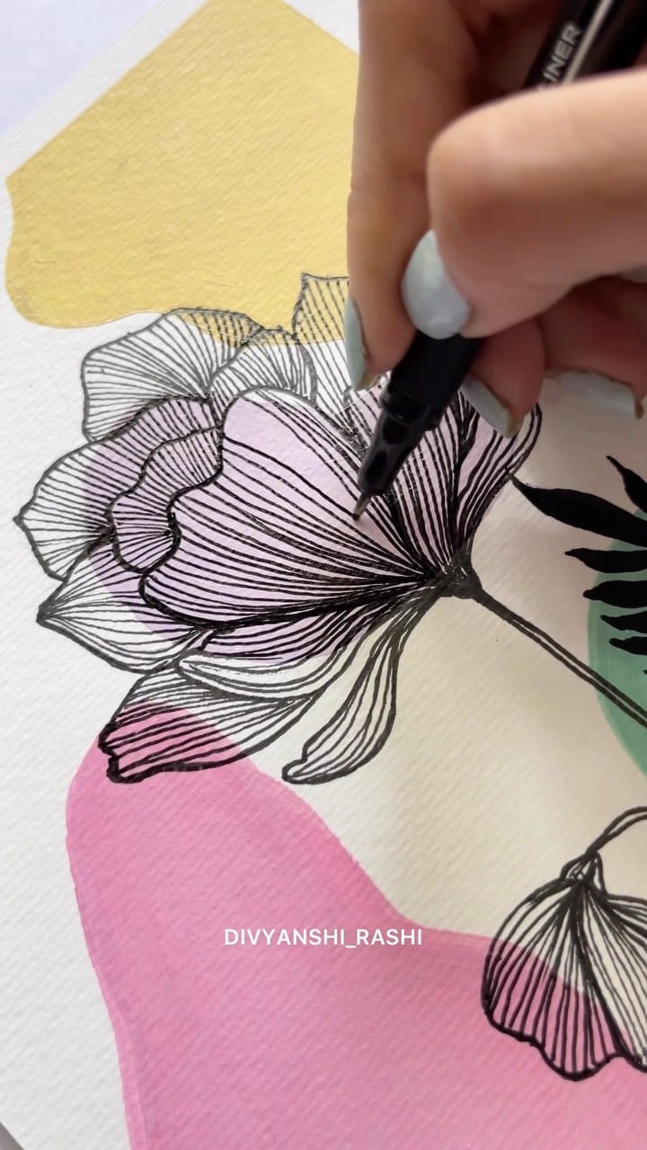 Post 10 by Rashi | Realism Artist on Instagram (video)