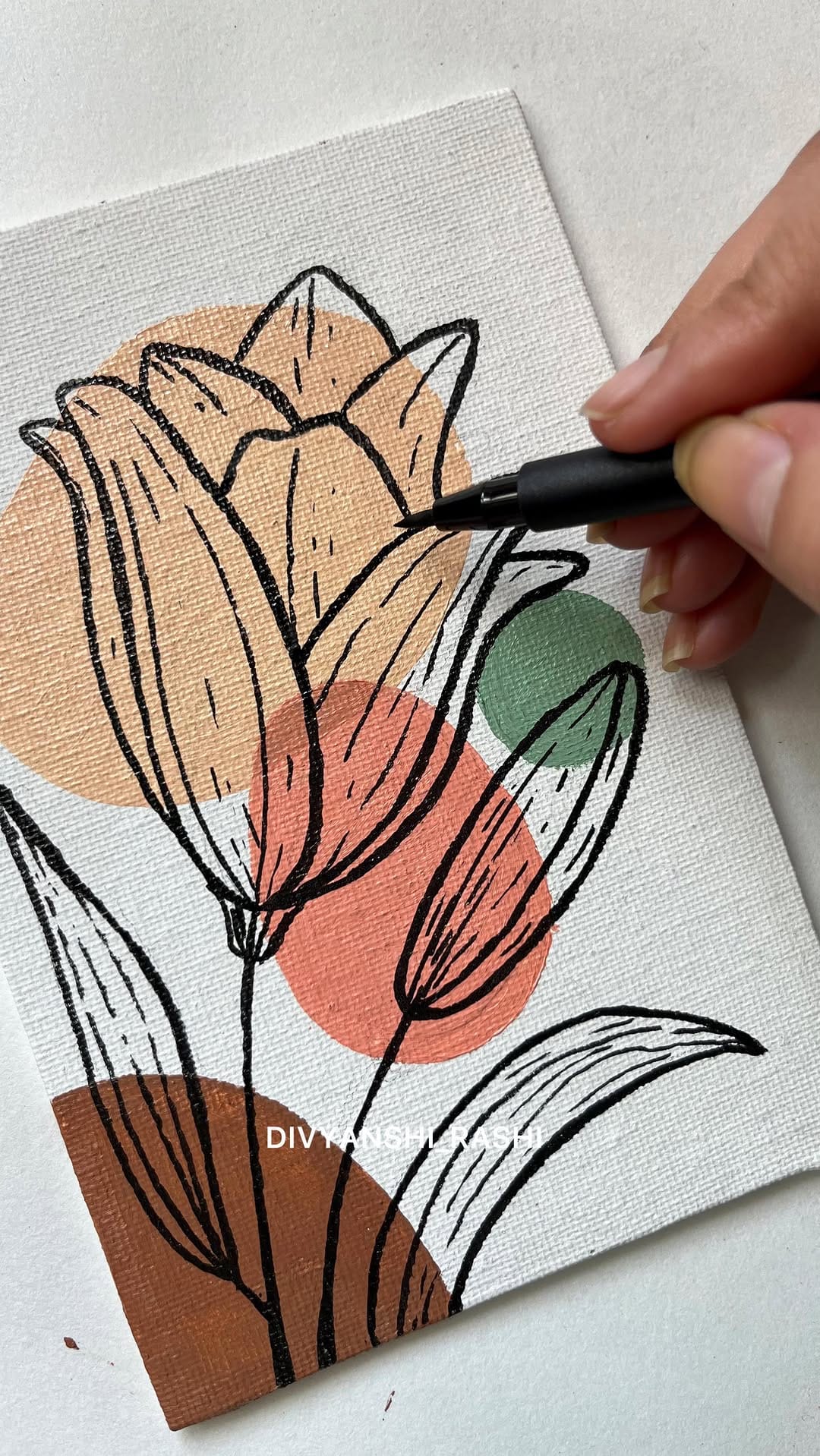 Post 9 by Rashi | Realism Artist on Instagram (video)