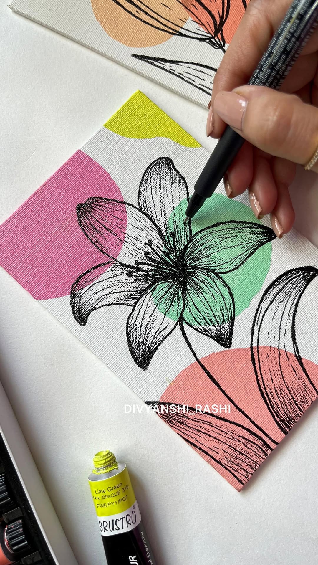 Post 8 by Rashi | Realism Artist on Instagram (video)