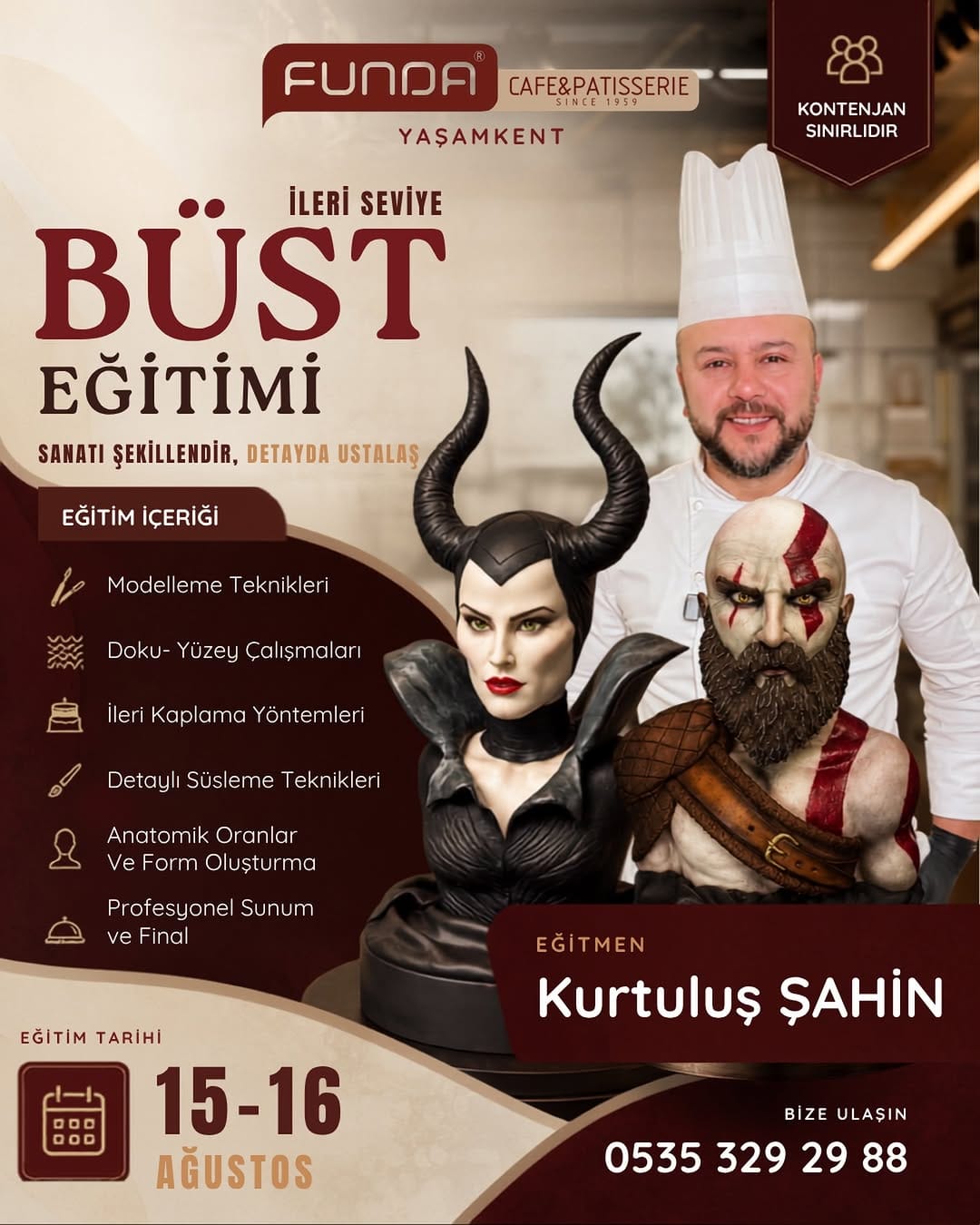 Post 1 by Kurtuluş ŞAHİN / cakeartcheff on Instagram (image)
