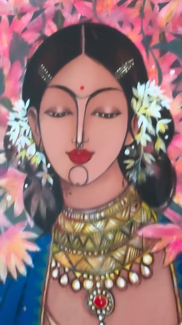 Post 7 by Mona Biswarupa |Artist on Instagram (video)