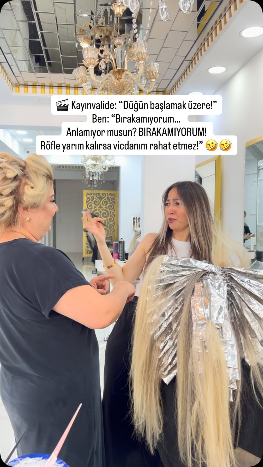Post 5 by Saliha Güler (hairstylist&makeup) on Instagram (video)