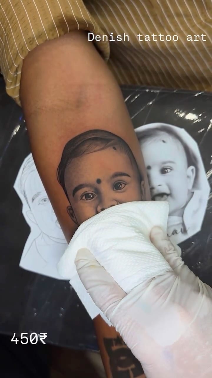 Post 6 by Denish tattoo/ Tattoo artist on Instagram (video)