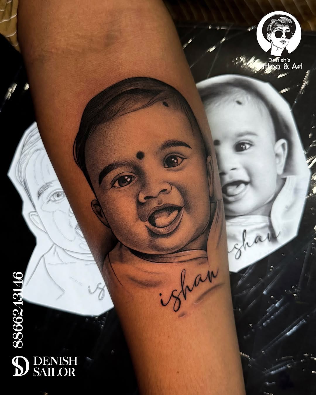Post 5 by Denish tattoo/ Tattoo artist on Instagram (carousel)
