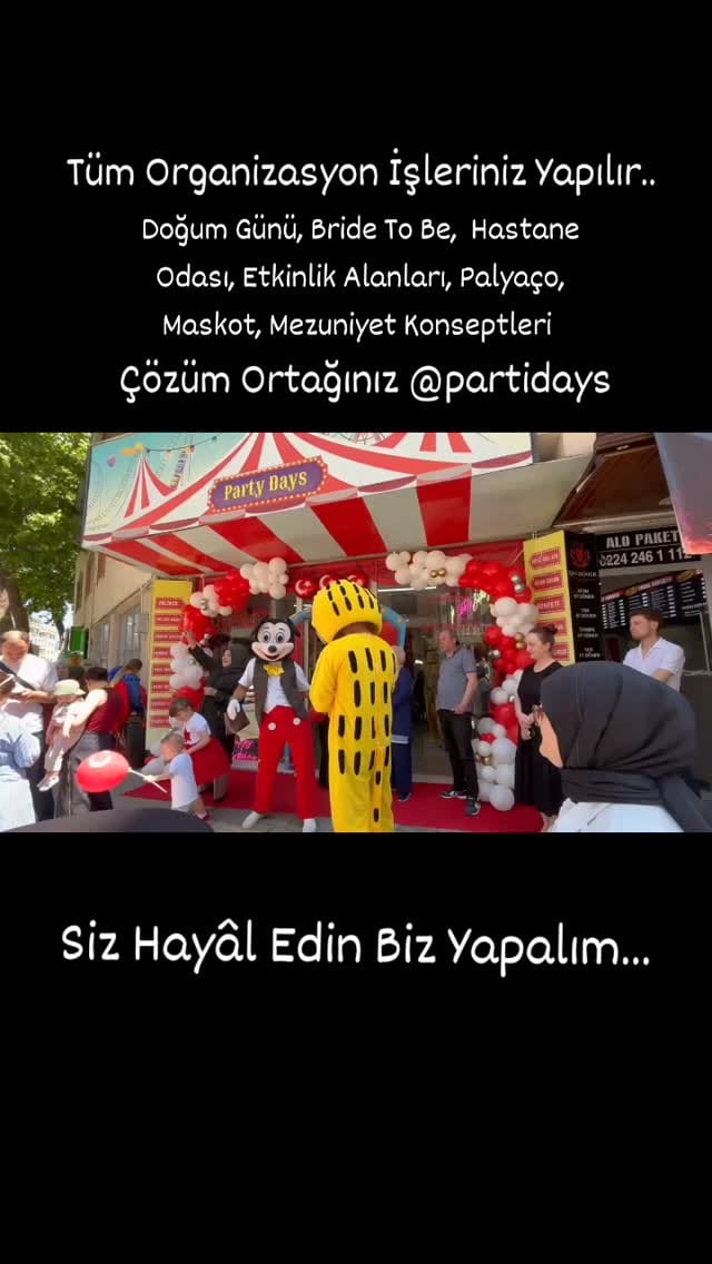 Post 9 by Partidays Bursa Organizasyon on Instagram (video)