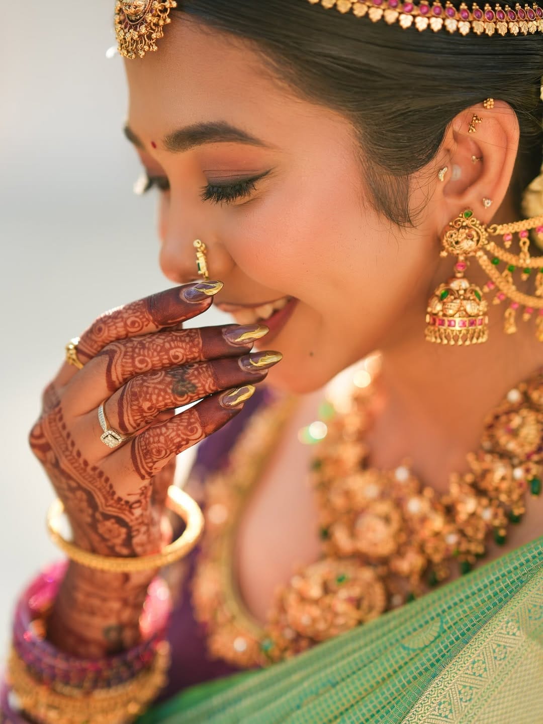 Post 6 by Sahaara_bridal_studio | Chennaimua on Instagram (carousel)