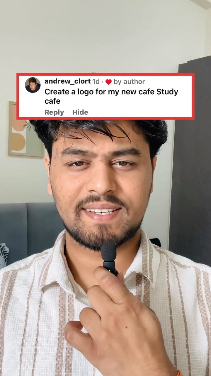 Post 4 by Graphic designer |  Piyush on Instagram (video)
