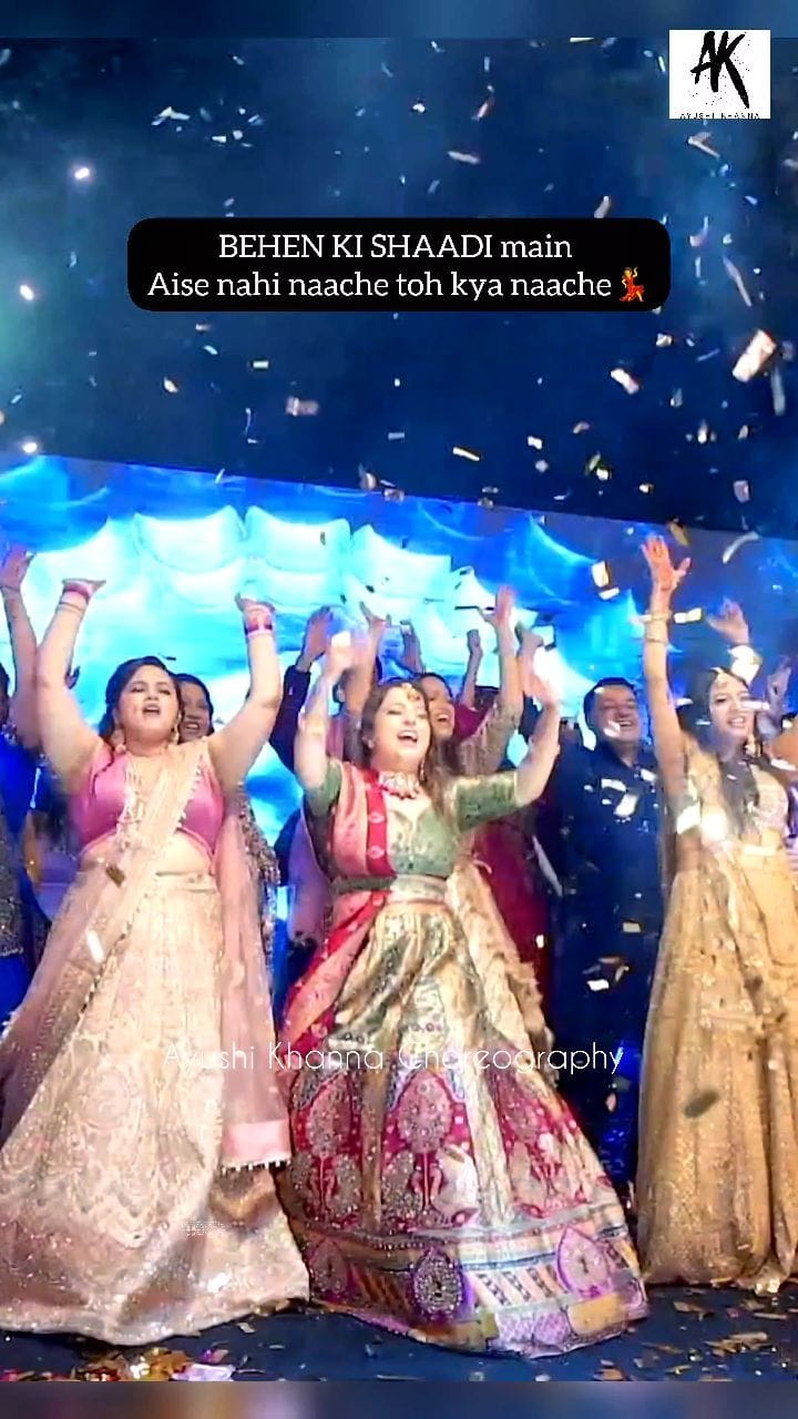 Post 9 by Ayushi Khanna Choreography on Instagram (video)