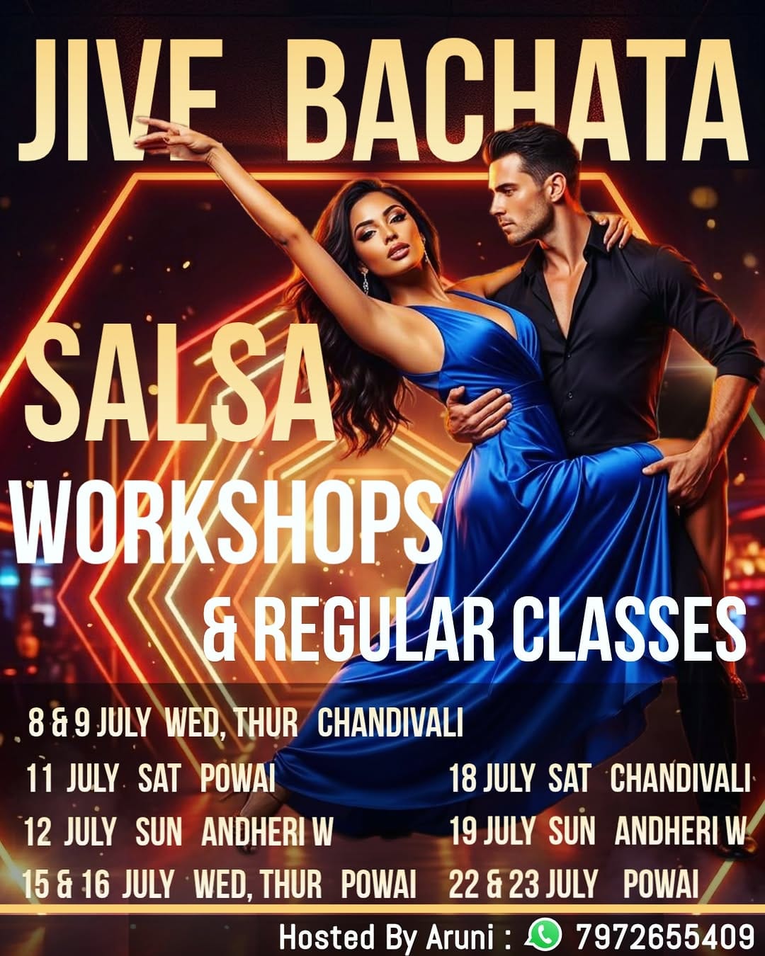 Post 2 by Aruni Purwar - Banker to Musician to Dance Teacher!! on Instagram (image)