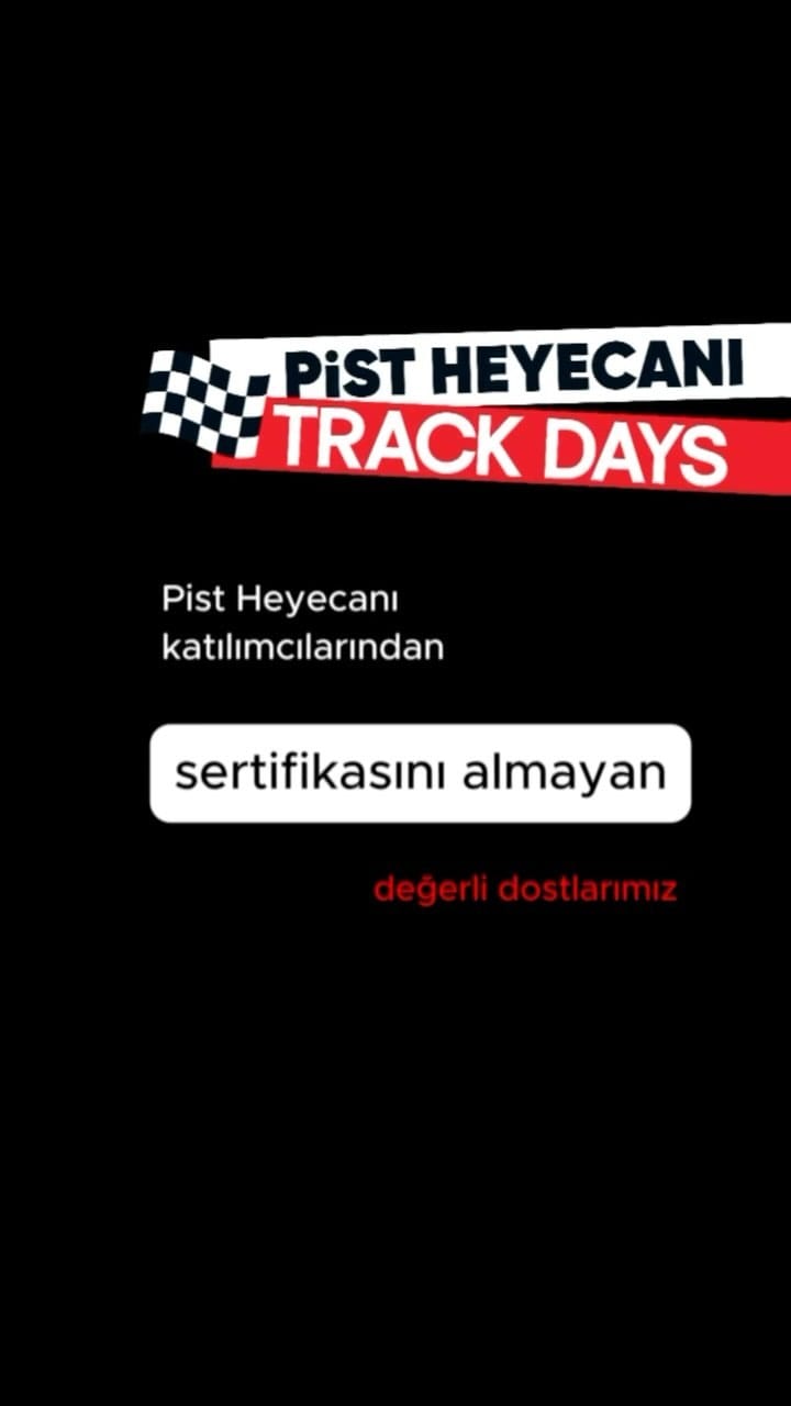 Post 10 by Pist Heyecanı on Instagram (video)