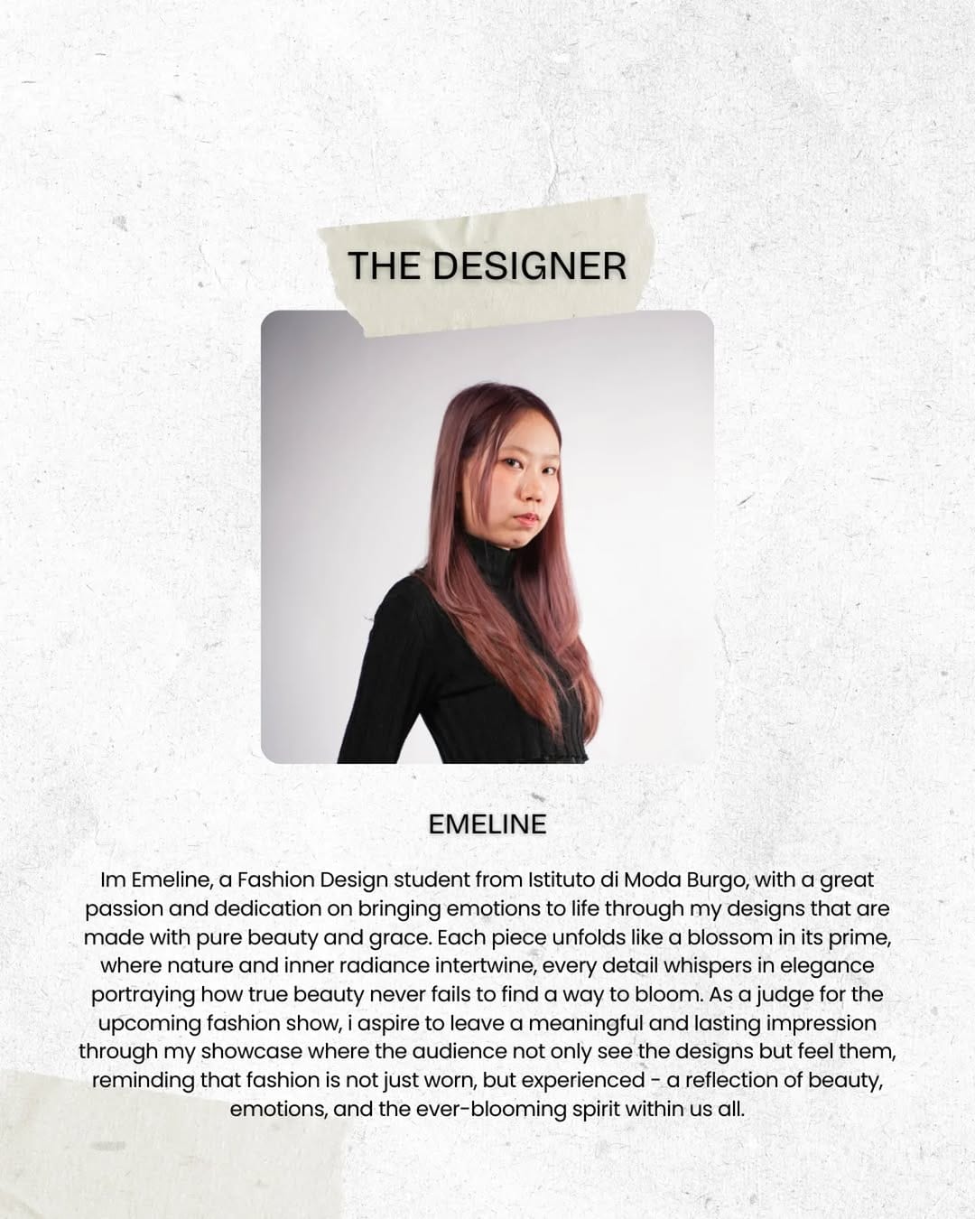 Post 3 by Istituto Moda Burgo - Malaysia on Instagram (image)