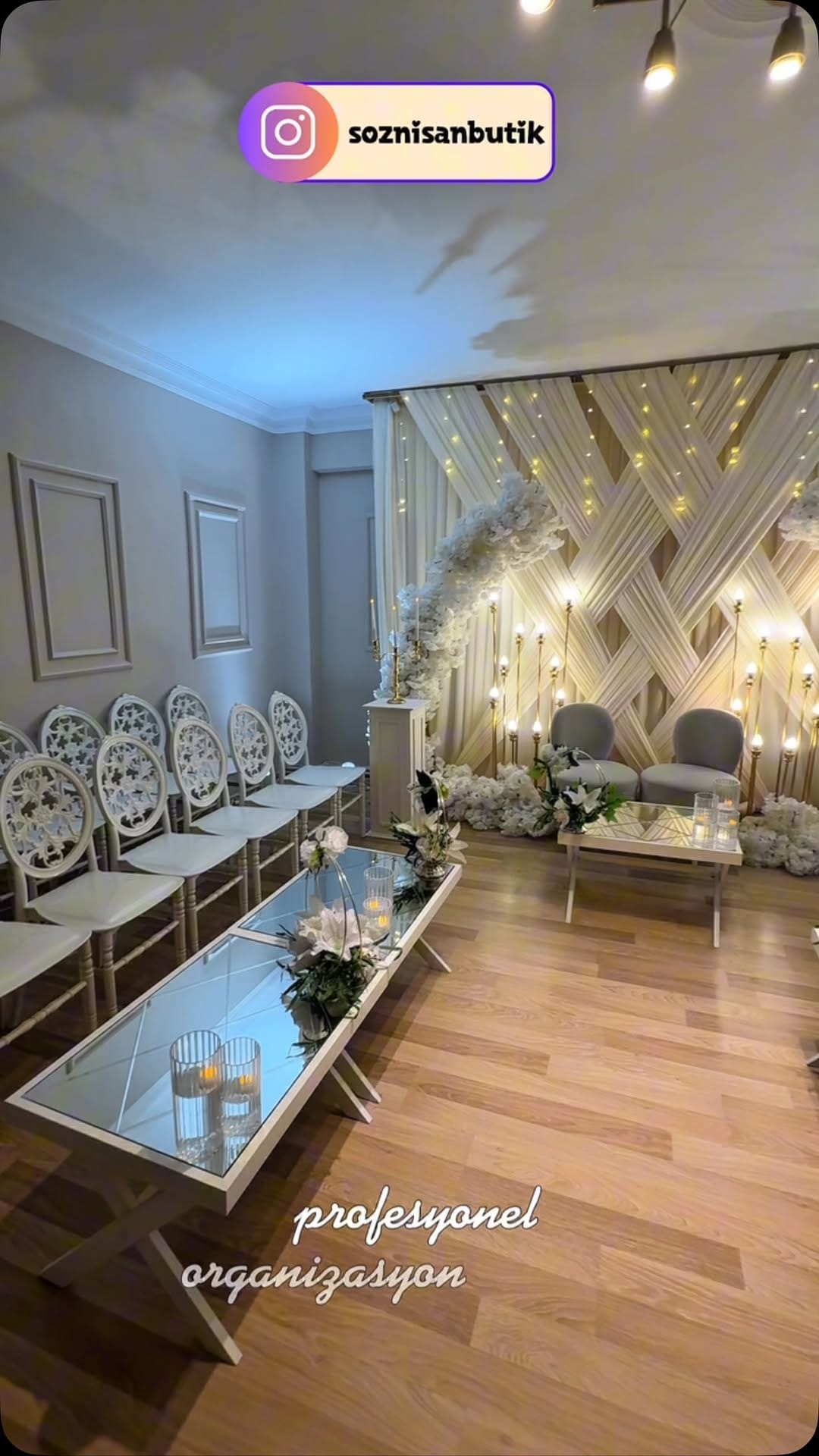 Post 1 by Söz Nişan Butik Organizasyon on Instagram (video)