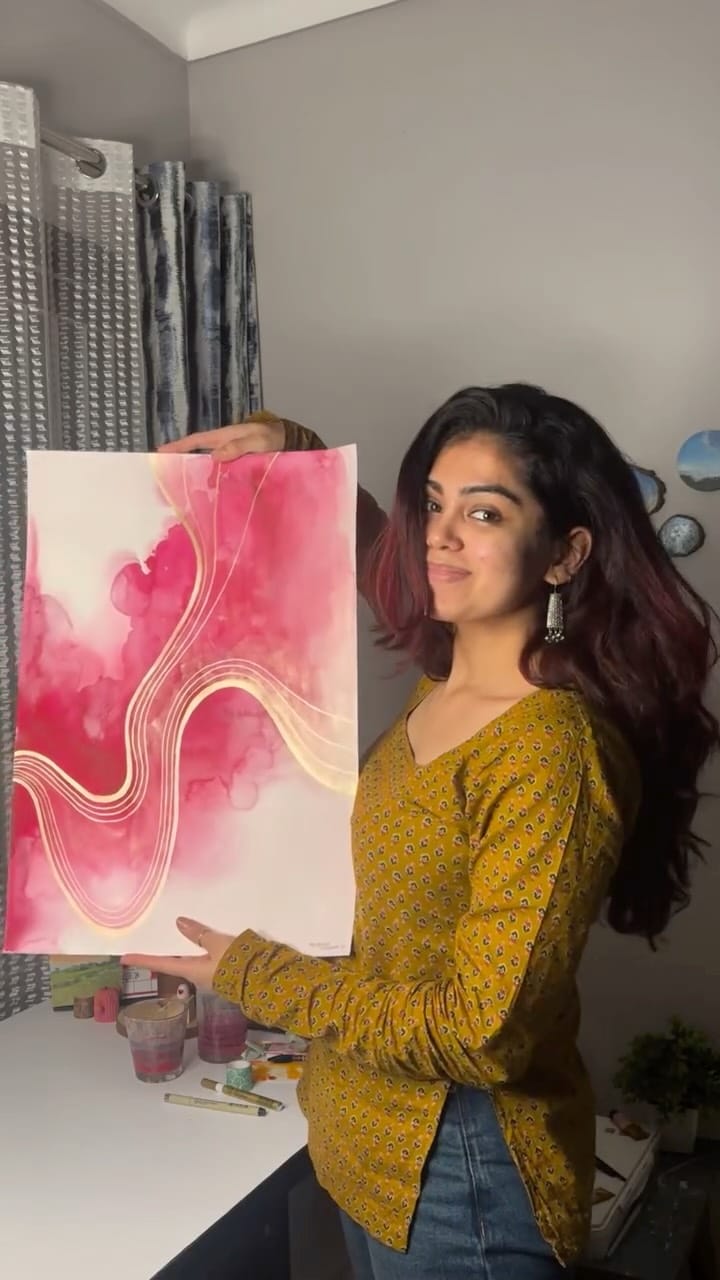 Post 7 by Priyanshi Chhabra • Art ⊹ ࣪ ˖ on Instagram (video)