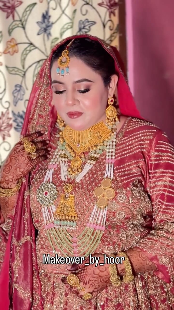 Post 6 by Abeela Farooq | Makeup Artist J&K on Instagram (video)