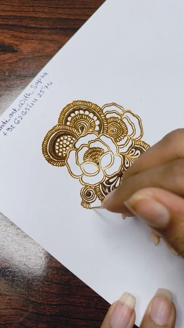 Post 7 by mehandiartwithsapna - Chhattisgarh based mehndi artist on Instagram (video)