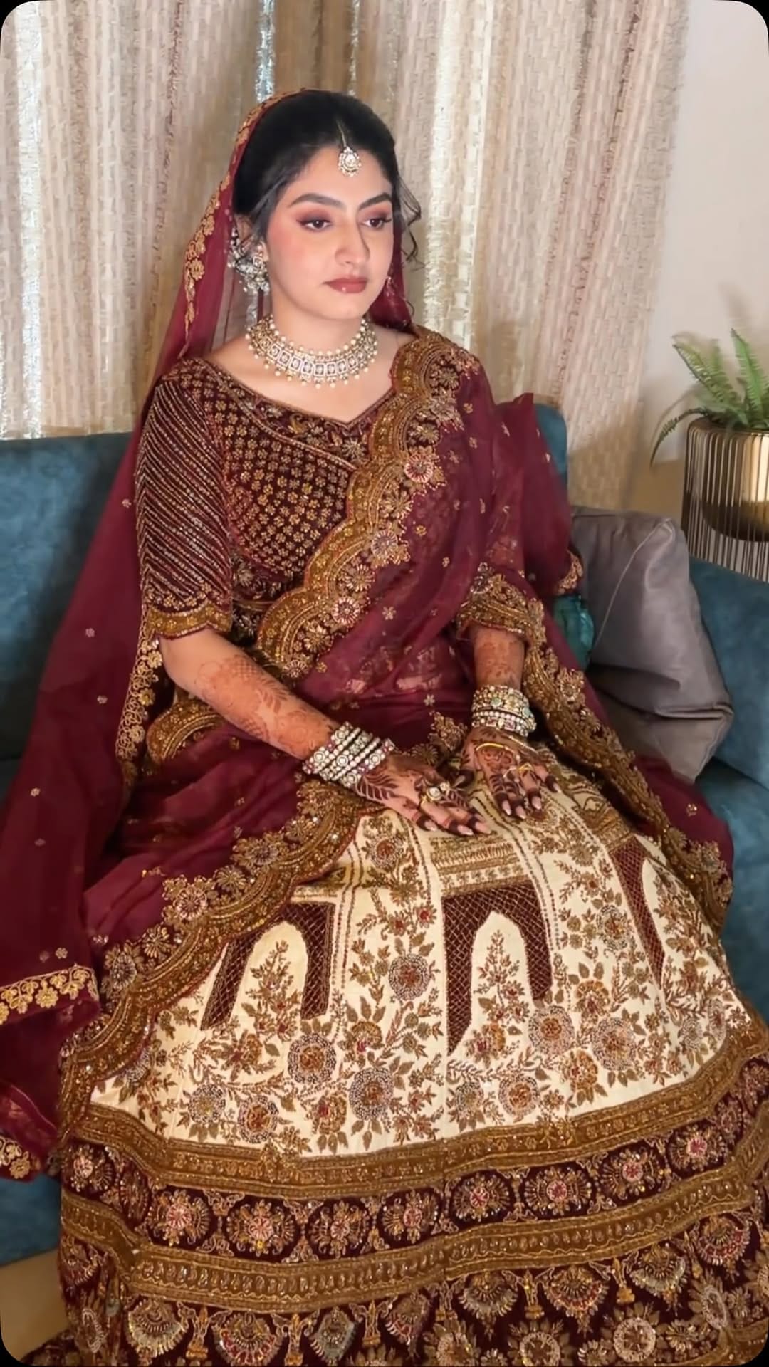 Post 5 by Makeup By Muneera Shiyas on Instagram (video)