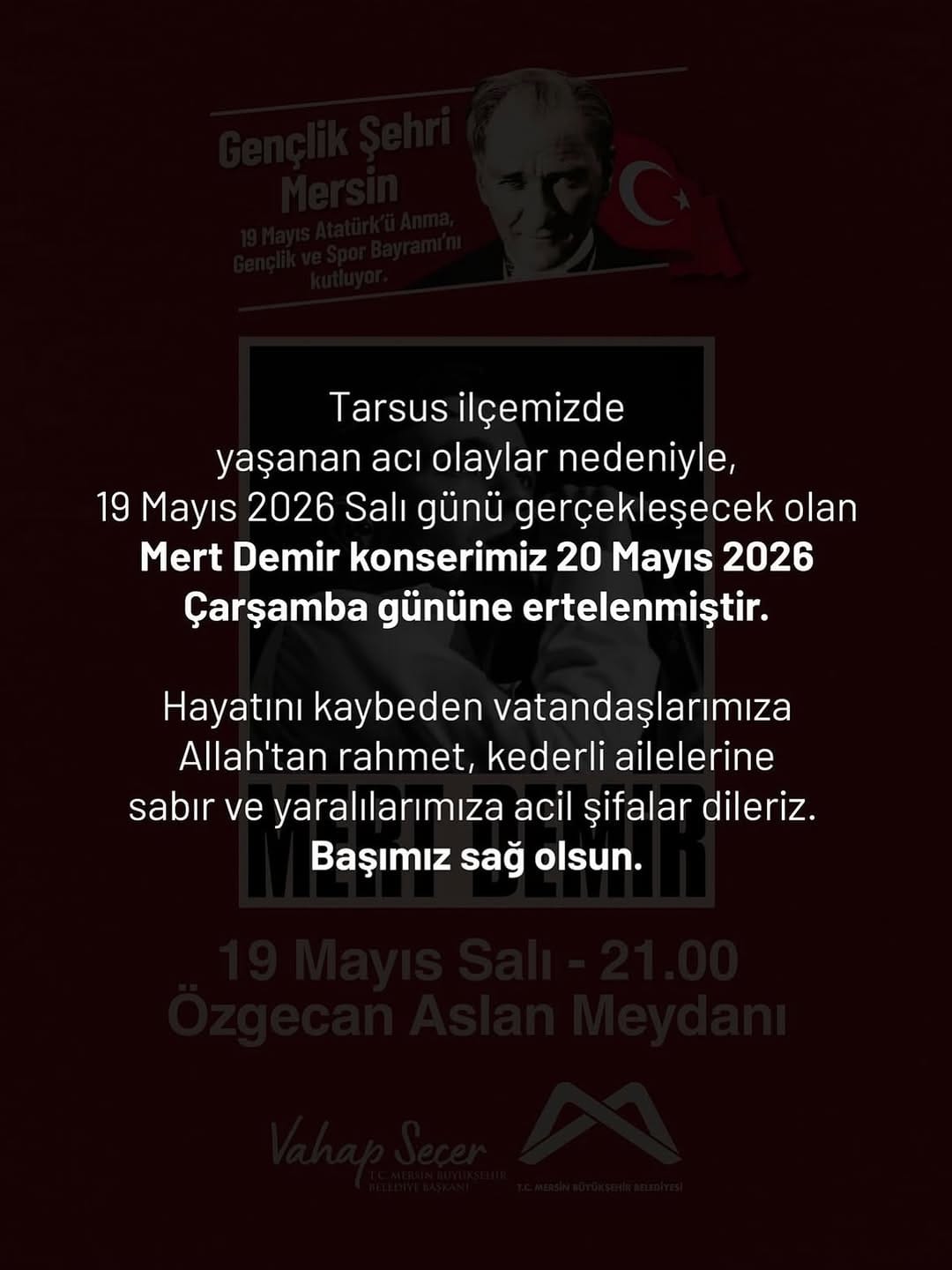 Post 8 by Mersin Event on Instagram (image)