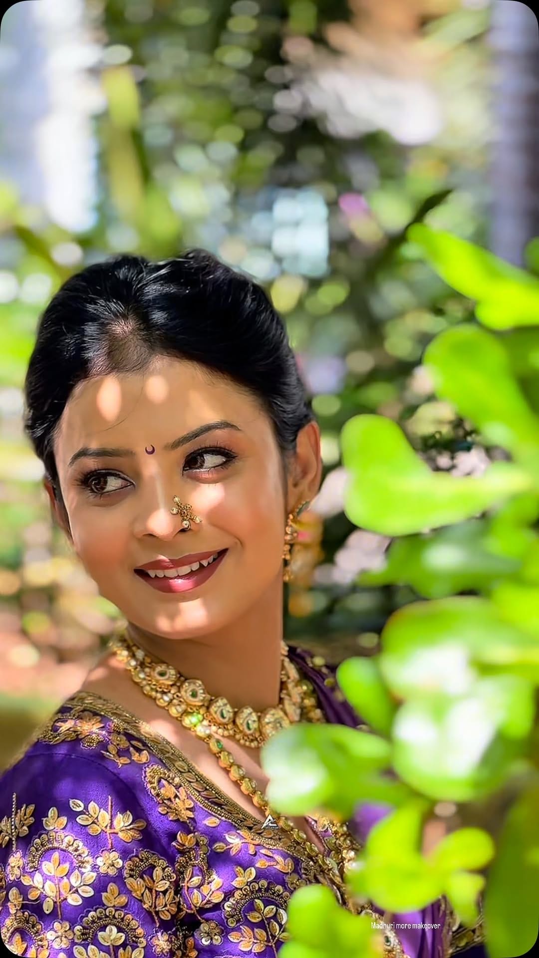 Post 9 by Madhuri More | Nashik Bridal Makeup Artist on Instagram (video)