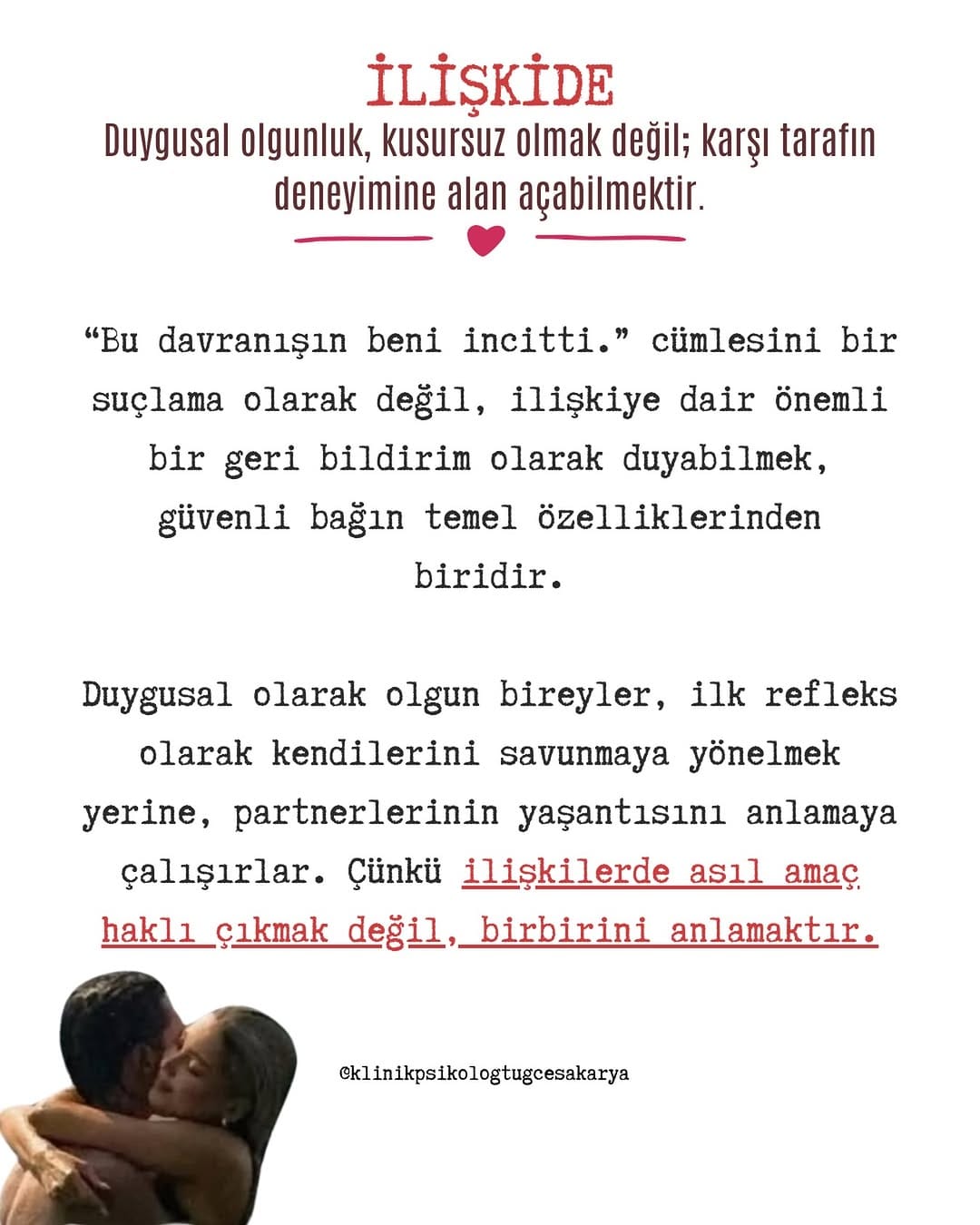 Post 2 by Klinik Psikolog Tuğçe Sakarya Söğüt on Instagram (image)