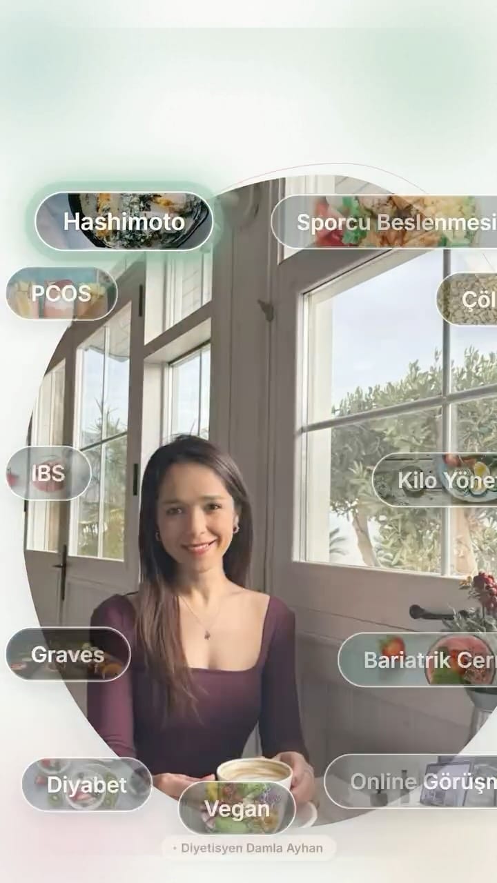 Post 5 by Diyetisyen Damla Ayhan/ Haşimato ve IBS Diyetisyeni on Instagram (video)