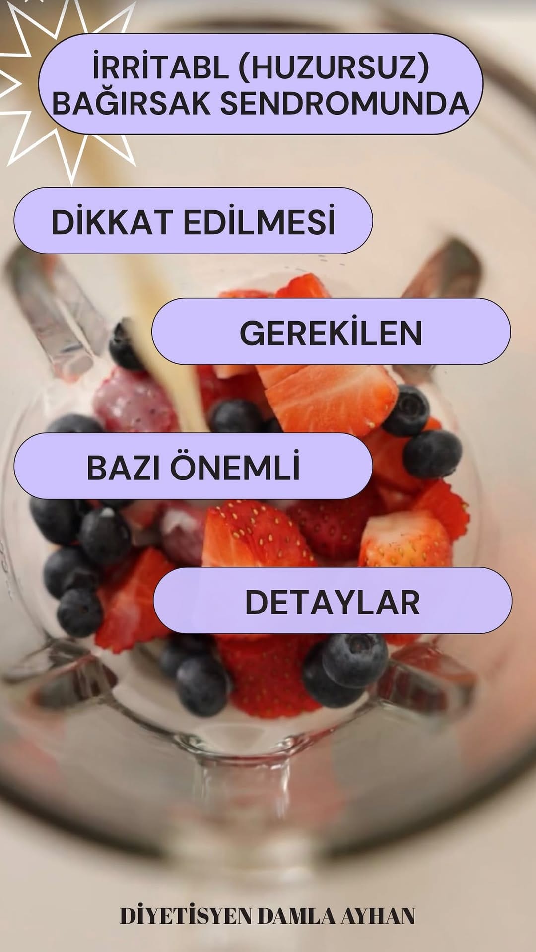 Post 8 by Diyetisyen Damla Ayhan/ Haşimato ve IBS Diyetisyeni on Instagram (video)