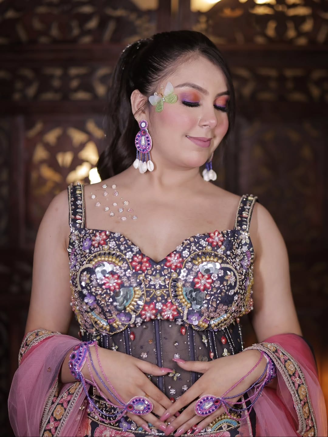 Post 3 by Neetu Goswami                      ( Makeup Artist & Educator ) on Instagram (carousel)