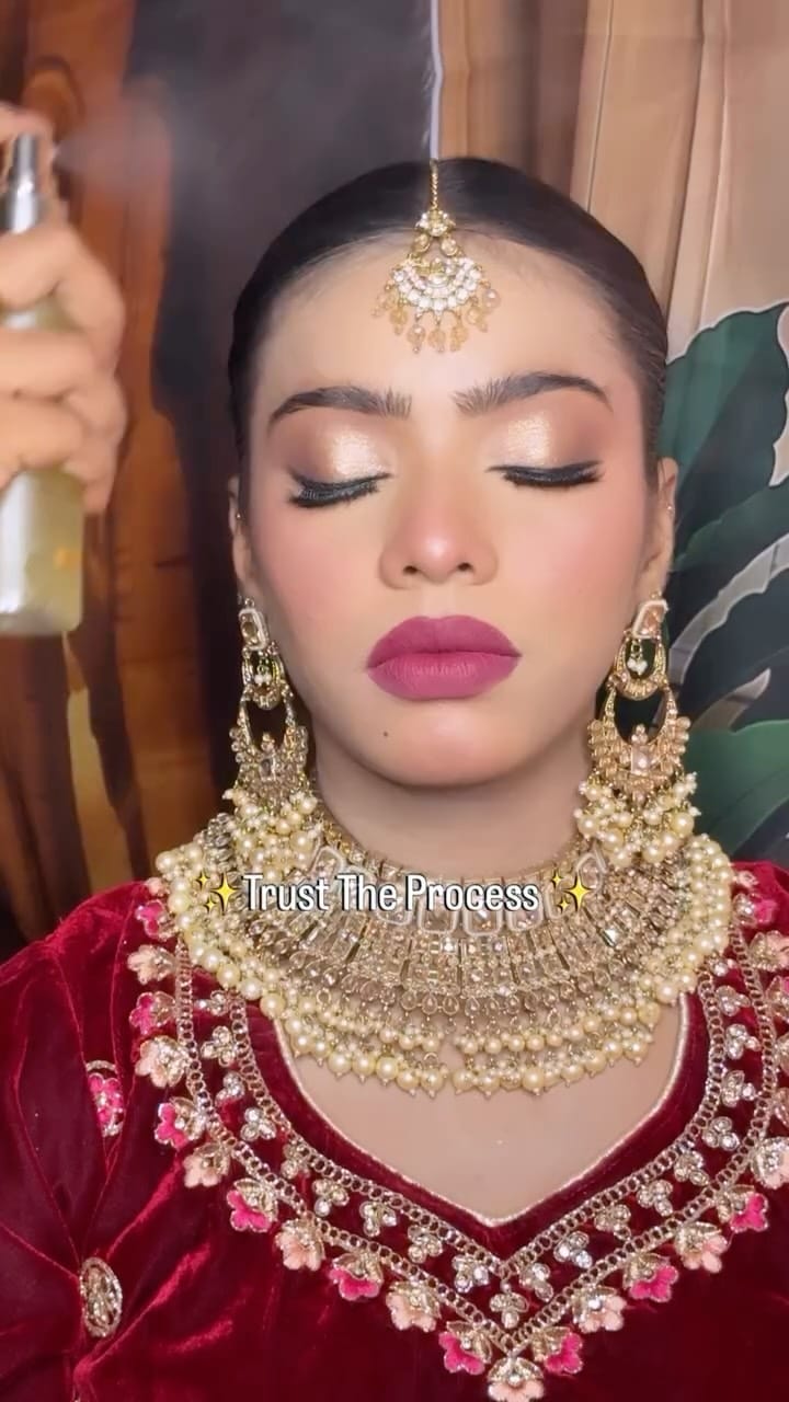 Post 2 by BRIDAL MAKEUP ARTIST | SUZAIN INAYAT SHAIKH on Instagram (video)