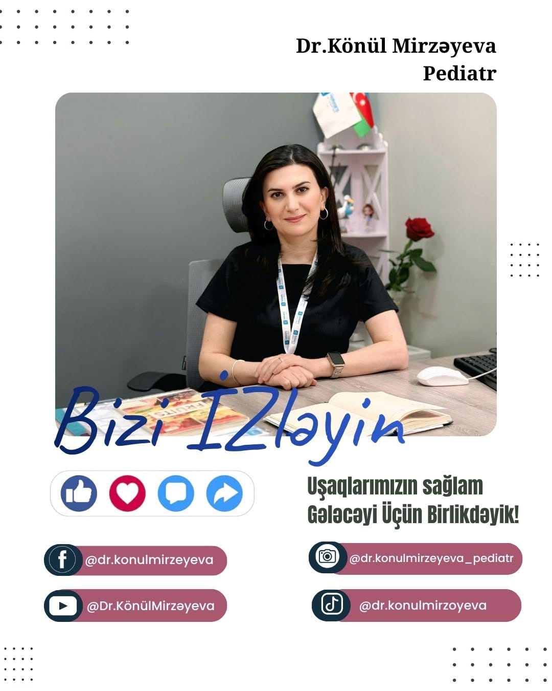 Post 9 by DR. Könül Mirzəyeva | Pediatr on Instagram (image)