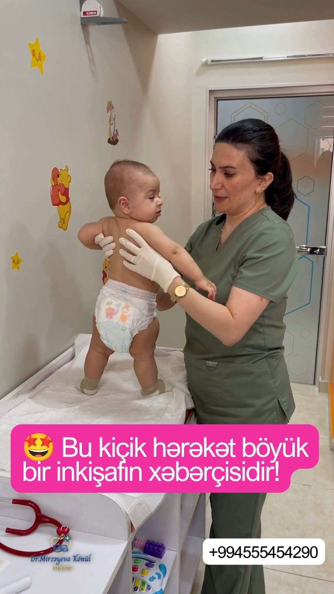 Post 1 by DR. Könül Mirzəyeva | Pediatr on Instagram (video)